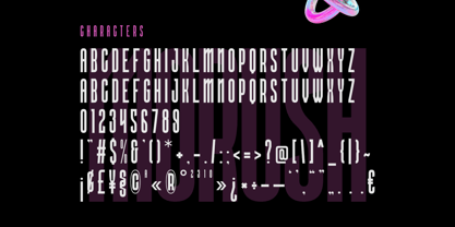 Morush Font Poster 2