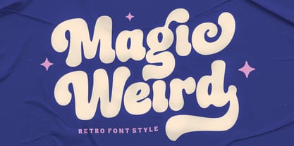 Magic Weird Font Poster 1