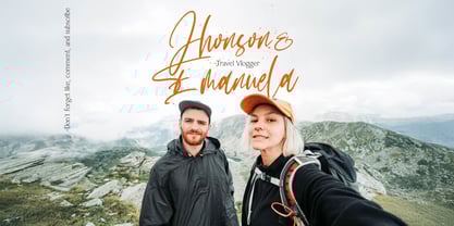 Hunthers Dwayne Font Poster 4