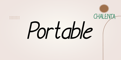 Chalenta Font Poster 3