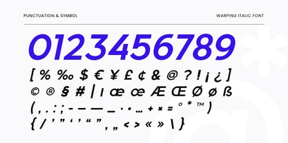 Warping Font Poster 13