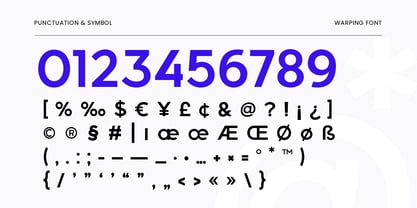 Warping Font Poster 10