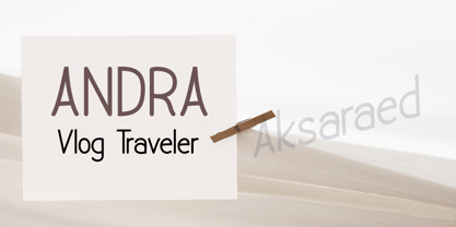 Aksaraed Font Poster 3