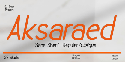 Aksaraed Font Poster 1