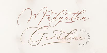 Madyntha Geradine Font Poster 1