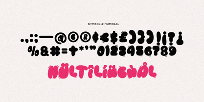 Pinky Funky Font Poster 6
