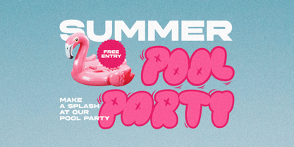 Pinky Funky Font Poster 3