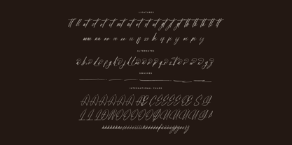 Modena Prestige Font Poster 8