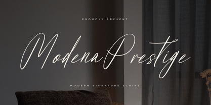 Modena Prestige Font Poster 1
