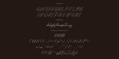 Modena Prestige Font Poster 7