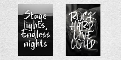 Rough Punch Font Poster 6
