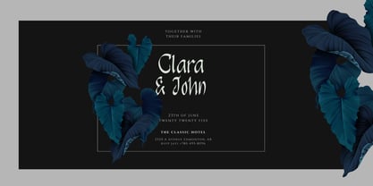 Gothy Black Font Poster 4