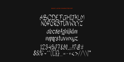Gothy Black Font Poster 13
