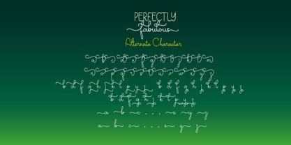 Perfectly Fabulous Font Poster 8