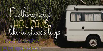 Perfectly Fabulous Font Poster 4