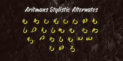 Aritmans Font Poster 3
