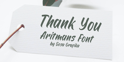 Aritmans Font Poster 9