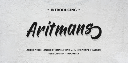 Aritmans Font Poster 1