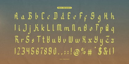 Al Laylie Font Poster 10