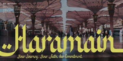 Al Laylie Font Poster 4