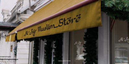 Al Laylie Font Poster 9