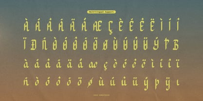 Al Laylie Font Poster 11