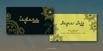 Al Laylie Font Poster 7