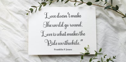 Lilyana Font Poster 2