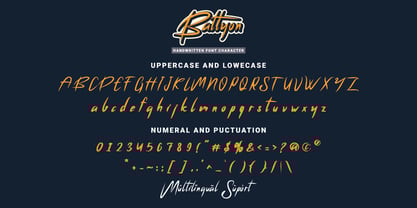 Battyon Font Poster 5
