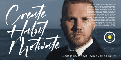 Habitual Detective Font Poster 6