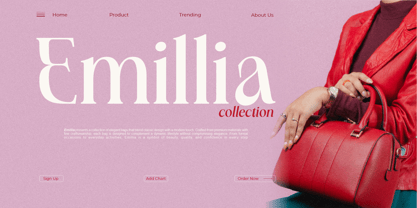 Bellavie Font Poster 12