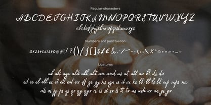 Gourmet Font Poster 9