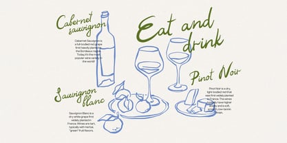 Gourmet Font Poster 3