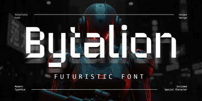 Bytalion Font Poster 1