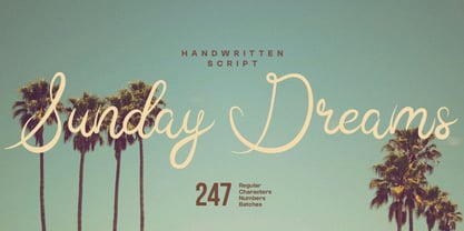 Sunday Dreams Font Poster 1