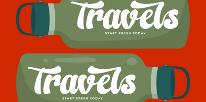 Kungfu Flame Font Poster 3