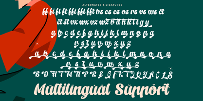 Kungfu Flame Font Poster 14