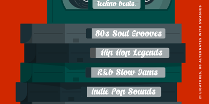 Kungfu Flame Font Poster 12