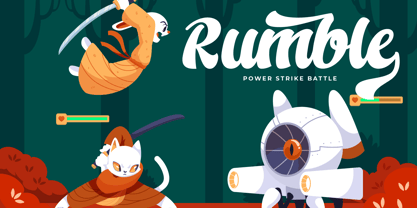 Kungfu Flame Font Poster 4