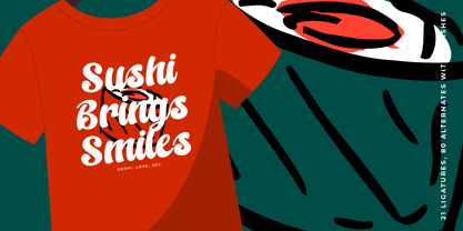 Kungfu Flame Font Poster 9