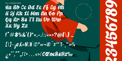 Kungfu Flame Font Poster 15