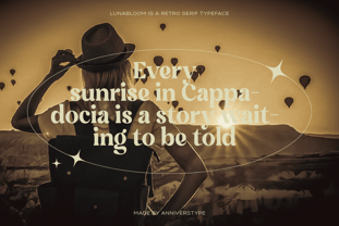 Luna Bloom Font Poster 9