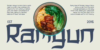 Dangeol Font Poster 3