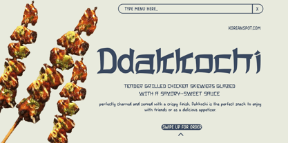 Dangeol Font Poster 5