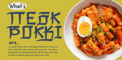 Dangeol Font Poster 4