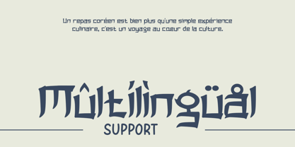 Dangeol Font Poster 7