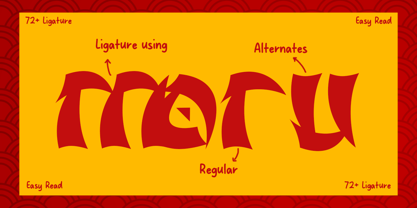 Jingjou Font Poster 3