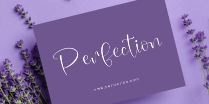 Kavender Aquilegia Font Poster 2