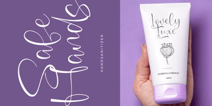 Kavender Aquilegia Font Poster 5