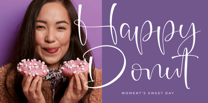 Kavender Aquilegia Font Poster 4